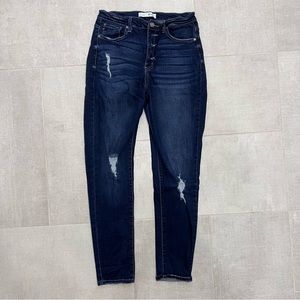 Women’s KanCan Curvy Dark Denim Skinny Jeans Sz 13/30